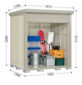  free shipping region have Takubo storage room Takubo storage room Mr. Mr. stock man Dan ti shutter type door storage room standard roof general type NDE-1815