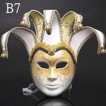 OL017：フルフェイス　ベネチアンジョーカー　仮面舞踏会　マスク　ベルコスプレ　マルディグラボール　パーティーマスク　壁の装飾_画像7