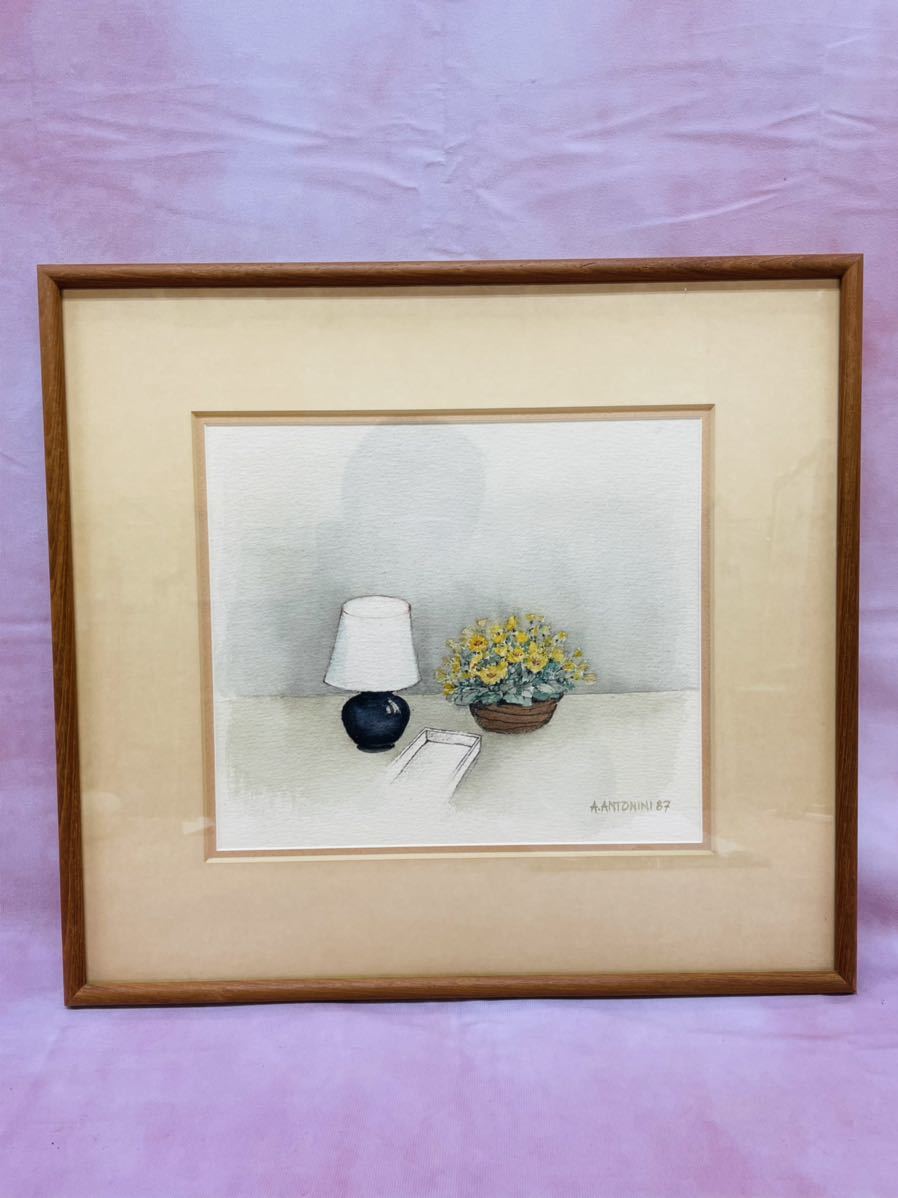 Antony's second work Arnica Flower watercolor painting art artwork interior still life picture frame, painting, oil painting, still life painting