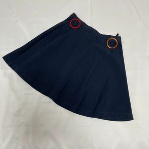 211021(送料込¥380) UNIQLOユニクロ フレアスカート サイズM 紺NV