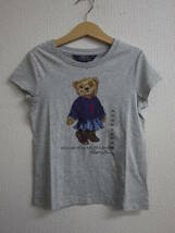 USA/新/即☆Polo/Ralph Lauren/ラルフローレン☆ 6X/125/ベア プリント 半そでTシャツ_画像1