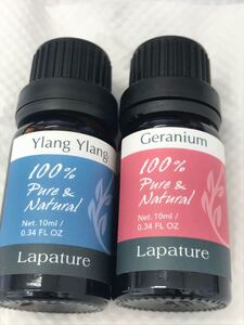 イランイラン10ml 、ゼラニウム10ml 2本セット