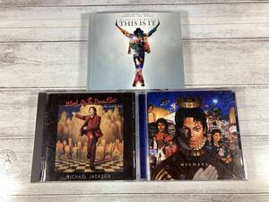 即決 A1214 マイケル・ジャクソン(Michael Jackson) CD アルバム 3枚セット|THIS IS IT|MICHAEL|他