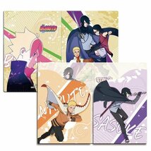 NARUTO -ナルト-　BORUTO-ボルト-　うずまきナルト うちはサスケ　　うずまきボルト　　うちはサラダ　クリアファイル　B 海外限定_画像1