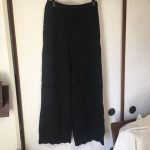 ニコアンド ワイドパンツ