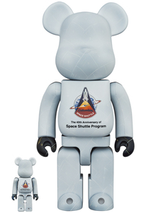 BE@RBRICK MEDICOM TOY SPACE SHUTTLE 100% 400% スペースシャトル 40周年記念 ベアブリック メディコムトイ