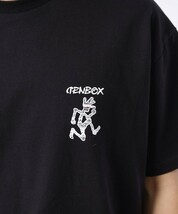 TENBOX (10匣)×GRAMICCI テンボックス RUNNINGMAN バック プリントTシャツ グラミチ Sサイズ ブラック②_画像2