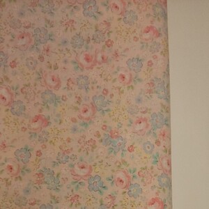 YUWA 松山敦子さん 30's Collection 綿100% 花柄 ピンク系 生地巾約110cm×約50cm