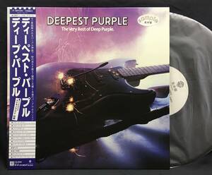 LP 白ラベル【Deepest Purple The Very Best of Deep Purple】ディープ・パープル(Sample Promotional copy White Label)　