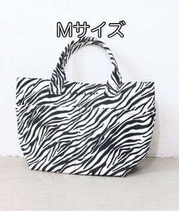 ローリーズファーム ベーシックトートバック ゼブラ M