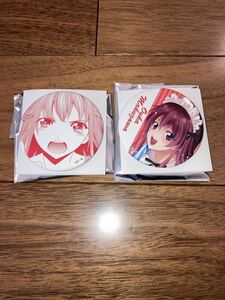 送料無料 女神のカフェテラス first impression ひこくじ 複数購入者限定 缶バッジ 2種 幕澤 桜花（まくさわ おうか）