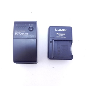 バッテリーパック DV-C22 Dr.VOLT パナソニック LUMIX DE-991 充電器 2点セット 動作未確認 ジャンク /2110B