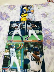 カルビープロ野球チップスカード セット売り 中日ドラゴンズ 横浜DeNAベイスターズ タイロン・ウッズ