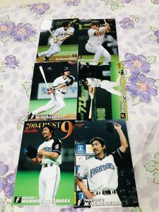 カルビープロ野球チップスカード セット売り 北海道日本ハムファイターズ 読売ジャイアンツ 巨人 小笠原道大