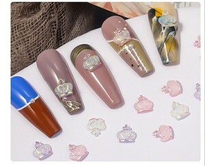 ネイルパーツ デコパーツ ハンドメイド 王冠