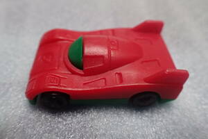 グリコのおまけ レーシングカー 赤色×緑色 送料120円から
