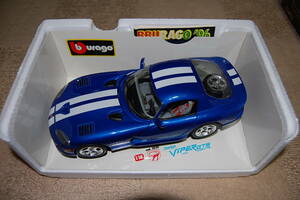 bburago ブラーゴ Dodge VIPER GTS COUPE (1996) cod.3030 ダッヂバイパー 青 ブルー 1/18 程度良好 イメージカラー ダイキャスト　絶版