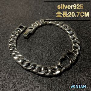 20cm 喜平 貴金属 新品 シルバー925 バングル おしゃれ メンズ 男女兼用 銀製 ブレスレット 925SV 925 刻印有 太め シルバー