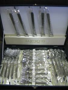 LUCKY WOOD/ Lucky wood *25pcs dinner set (5 customer for )*18-8 stainless steel * unused storage goods 