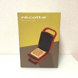レコルト プレスサンドメーカー プラッド RPS-2(R)(マットレッド)