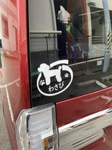 DOG IN CAR（犬）ステッカー　愛犬の名前入れます 　　　　03_画像6