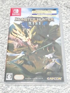 Switch【未使用、未開封】モンスターハンターライズ 数量限定特典ダウンロード番号封入!!monster hunter