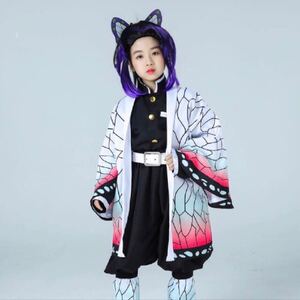 胡蝶しのぶ 鬼滅の刃 ハロウィン コスプレ衣装 子供用