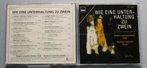 中古CD　　WIE EINE UNTERHALTUNG ZU ZWEIN/DUO LANGNICKEL-KOHLER