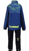 送料無料 新品 hummel ヒュンメル JRウィンドブレーカー上下セット160_画像2