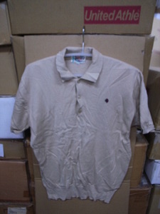 FK the first period planet plan /PLANET PLAN now west . next cotton knitted polo-shirt beige M size MEN'S BIGI