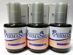 CHRISTRIO PERMASHINE クリストリオパーマシャイン 14.8 ml ベース&トップ LED/UV x 3