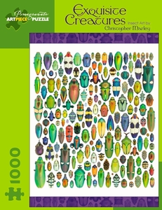 (AA286) 1000ピース ジグソーパズル 米国輸入●PO●昆虫芸術 カブトムシ 