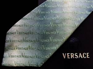 ##SALE④#N3328 Versace. Logo pattern necktie #