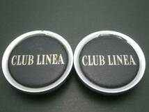 CLUB LINEA クラブリネア BKセンターキャップ2個中古 T649_画像1