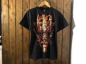 新品●スレイヤー　プリントTシャツ●スラッシュメタル/ヘヴィメタル/ロックバンド/スカル/SLAYER