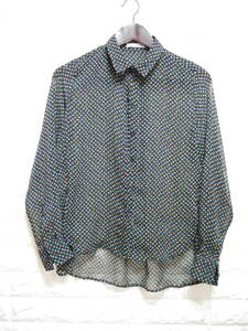 A304 * NARACAMICIE | Nara Camicie блуза темно-синий б/у размер 1