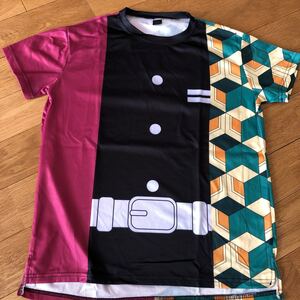 ハロウィン コスプレ キッズ 鬼滅 富岡義勇 Tシャツ
