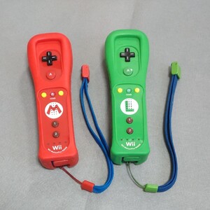 Wiiリモコンプラス マリオルイージ wiiu 2個セット