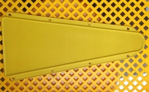 タイ RUB-066 社外 旧型ベスパ系 SPR/RALLY フロアーセンターラバー 黄色