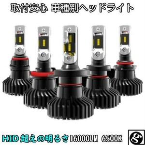 送料無料 最強発光16000LM ムーヴ LA10#S.11#S H22.12～H24.11 H4 HI/Lo切替 安心取付 新基準車検対応6500k