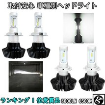 送料無料 P Kei H18.04～H21.08 H4 HI/Lo切替 車種専用で簡単安心取付 最新新基準車検対応6500k 8000LM_画像1