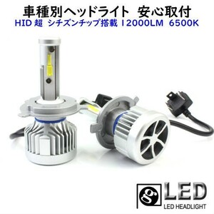 送料無料 CITIZEN製チップ搭載 オーリス NZE.ZRE15# H21.10～H24.07 H11 安心取付 最新 2個セット新基準車検対応6500k 12000LM