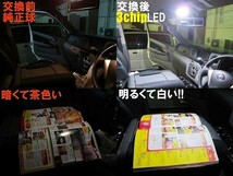 SN070新型3倍光高輝度LEDランプ E25キャラバンライダー423連級 セカンドセンターランプ4灯大型タイプ_画像4