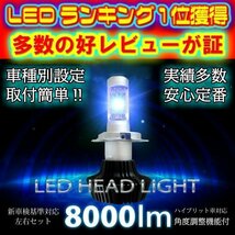 キャロル HB25S.35S H21.12～H26.11 H8/H11/H16 簡単取付 最新 新基準車検対応6500k 8000LM_画像2