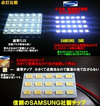 最強発光サムスンＬＥＤ採用ルームランプ モコMG33S 156連相当_画像2