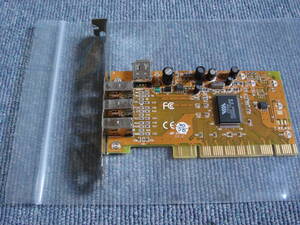 Используется IEEE1394 (FireWire) PCI Poard через VT6306 4 Port Junk