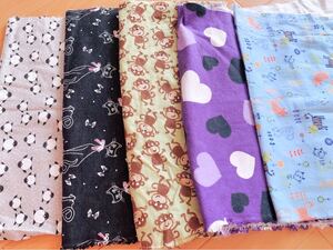 ハンドメイド 生地 まとめ売り 5点