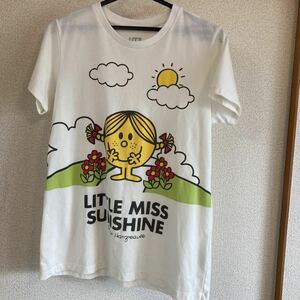 レディース　半袖　Tシャツ ユニクロ XLサイズ オフホワイト　LITTLE MISS SUNSHINE
