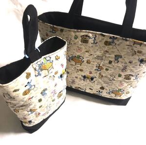 通園バッグ レッスンバッグ ハンドメイドバッグ
