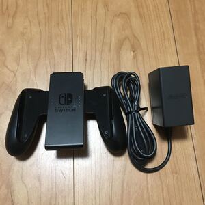【純正品】NintendoSwitch ジョイコングリップとacアダプターのセット